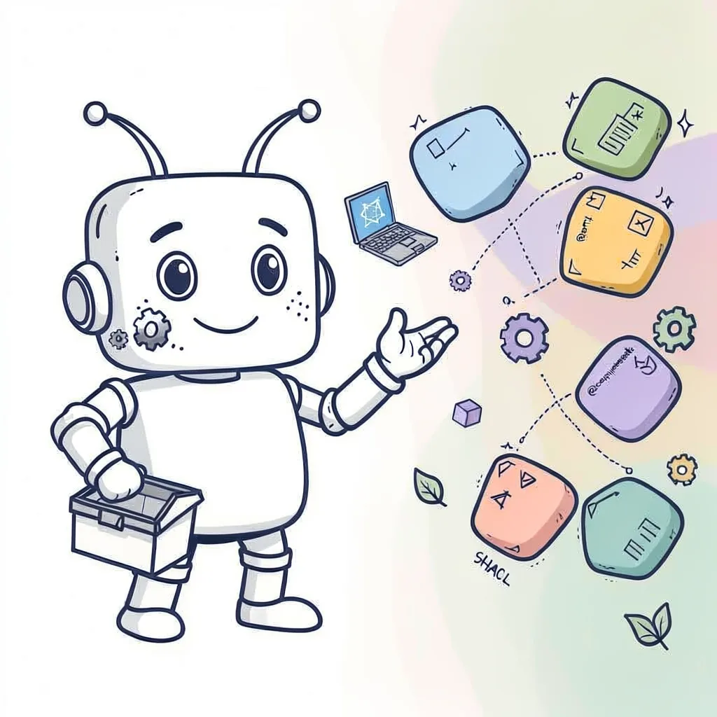 Robot agent with RDF and SHACL tools for leveraging the semantic web with JSON-LD